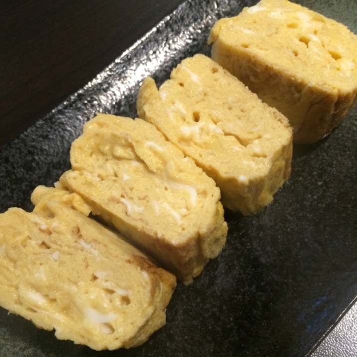 えのき氷でコツなし!ふっくらジューシー卵焼き